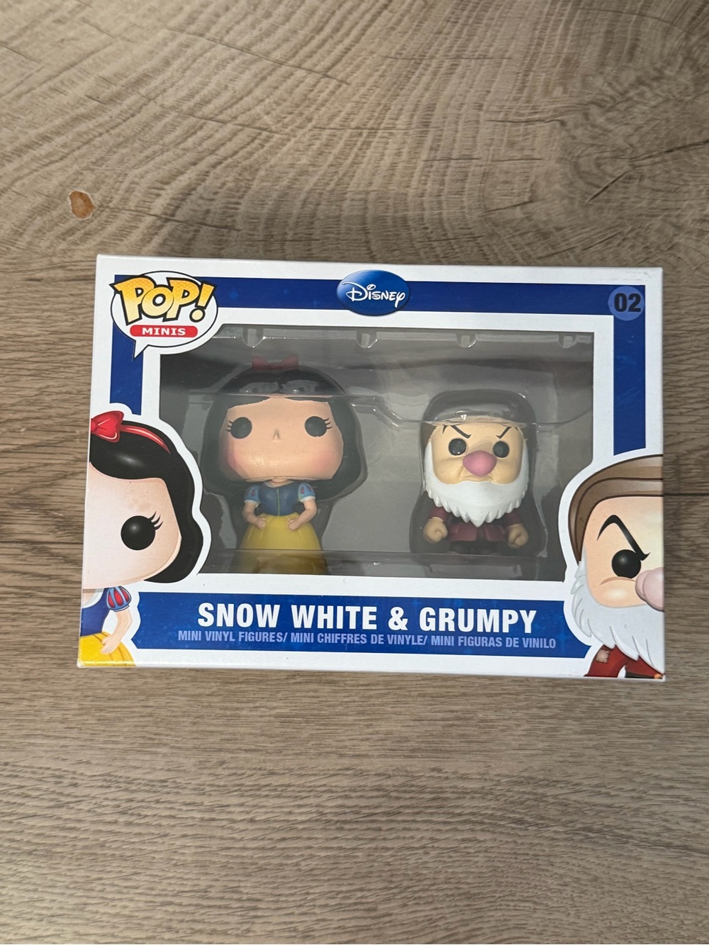 Funko Pop! Minis Disney - Snow White and Grumpy #02 VAULTED 2012